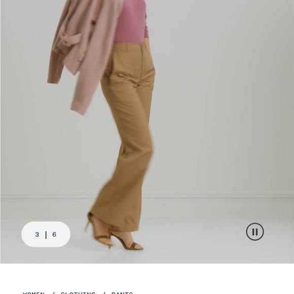 Ralph Lauren, Lauren Jeans Co. LRL, 16 100% Cotton, Canvas Wide-Leg Pant, HoneyT - Picture 8 of 13